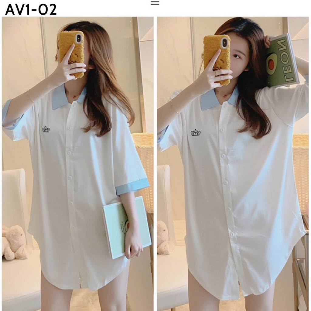 [HÀNG MỚI VỀ] ÁO VÁY CÀI CÚC FORM RỘNG HÀNG QUẢNG CHÂU