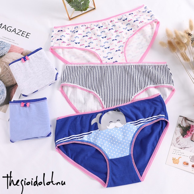 [Có video sản phẩm] Set 5 quần lót cotton mềm mại freesize H005 | BigBuy360 - bigbuy360.vn