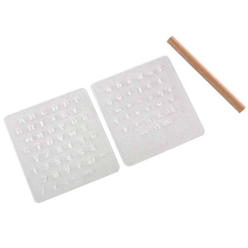 Set 3 Dụng Cụ Dập Hình Chữ Cái / Số 10mk Chuyên Dụng Cho Đồ Da