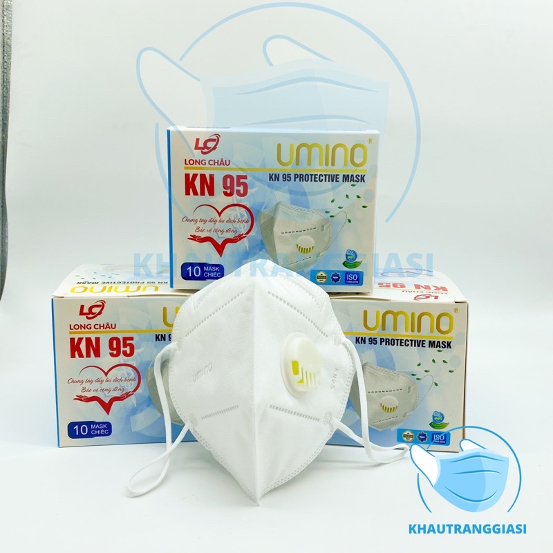 khẩu trang KN95 có van dễ thở hàng chính hãng