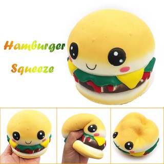 Đồ chơi bóp Squishy hình bánh Hamburger Dễ Thương , giúp giảm stress