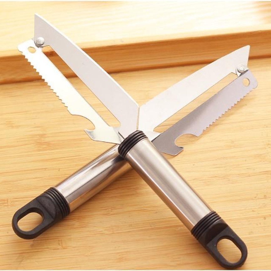 Dao Bào 2 Lưỡi- Khui Nắp Hộp đa năng 5 in 1