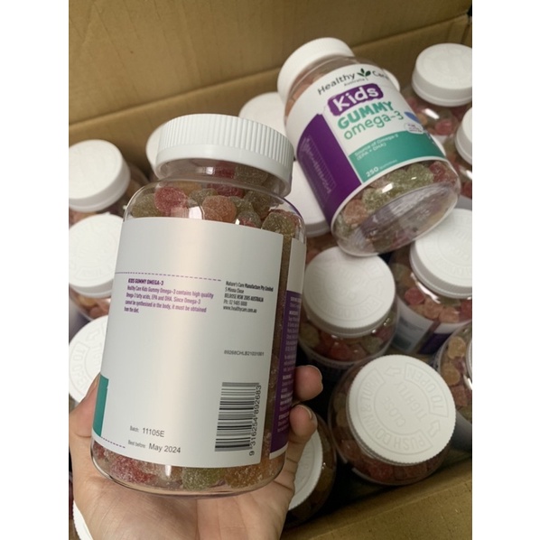 Kẹo Dẻo Bổ Sung Vitamins Cho Bé Healthy Care Kids Gummy Omega-3