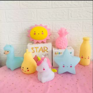 Đèn ngủ led silicone hình thú cho bé siêu cute