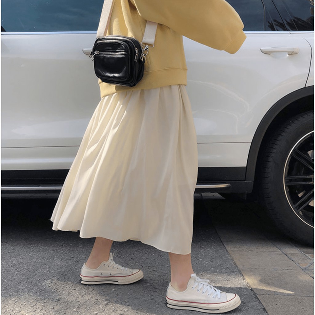 [ Mã FADIRECT20 giảm 20K đơn 150K] 1228 | CHÂN VÁY DÀI BE VÀNG NHĂN VINTAGE | BigBuy360 - bigbuy360.vn