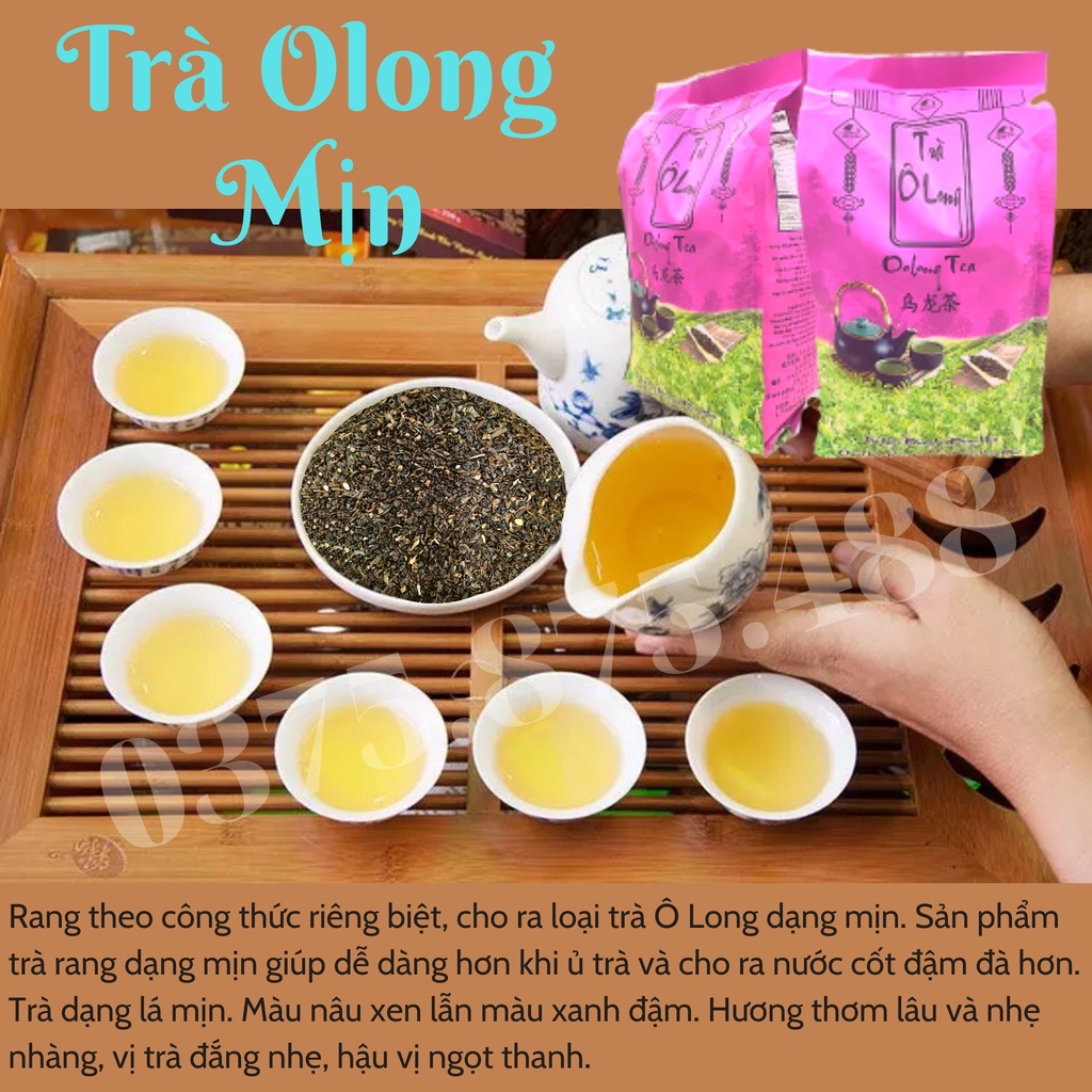 Trà Olong Loại 1 WECHA Dạng Lá Mịn 1kg Pha Trà Sữa, Trà Uống hằng Ngày,...