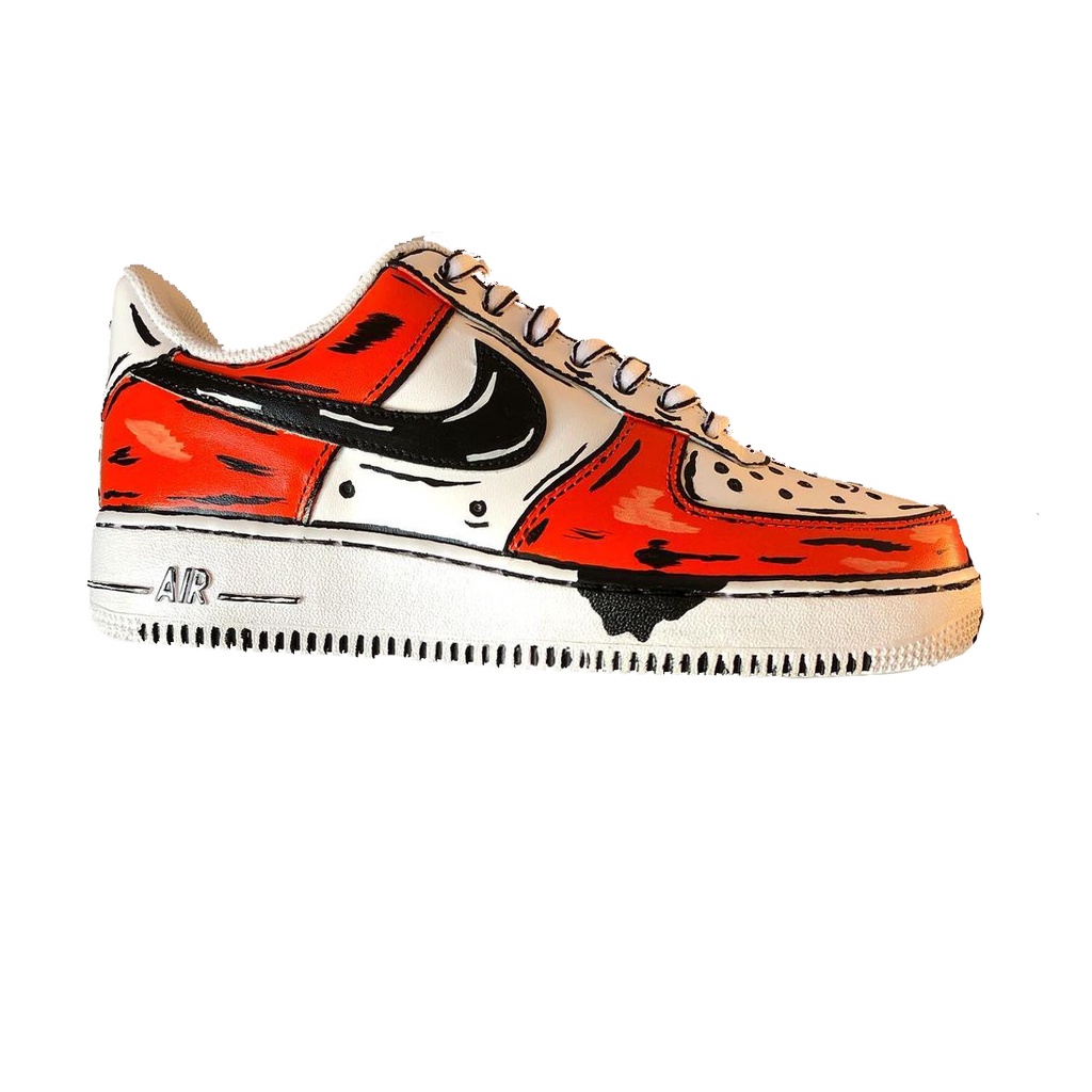 Giày Custom 𝐍𝐈𝐊𝐄 𝐀𝐈𝐑 𝐅𝐎𝐑𝐂𝐄 Thể Thao Nữ Sneaker Hàn Quốc Chất Đẹp Đế Bằng OHIXO AFC20