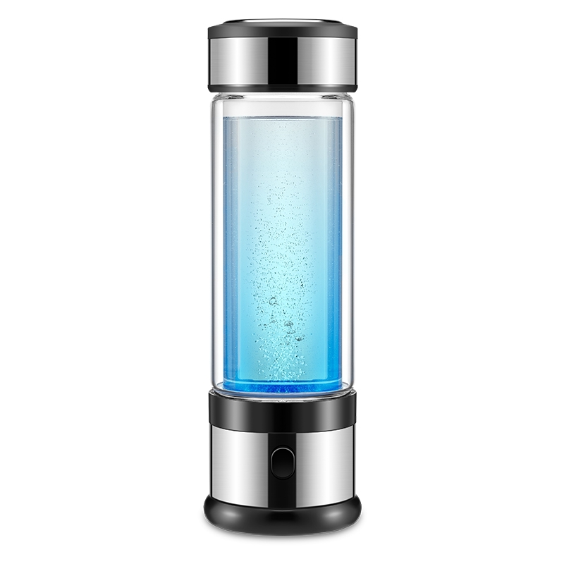 Bình Lọc Nước Hydrogen Cầm Tay Hình Trụ 350ml Cổng USB