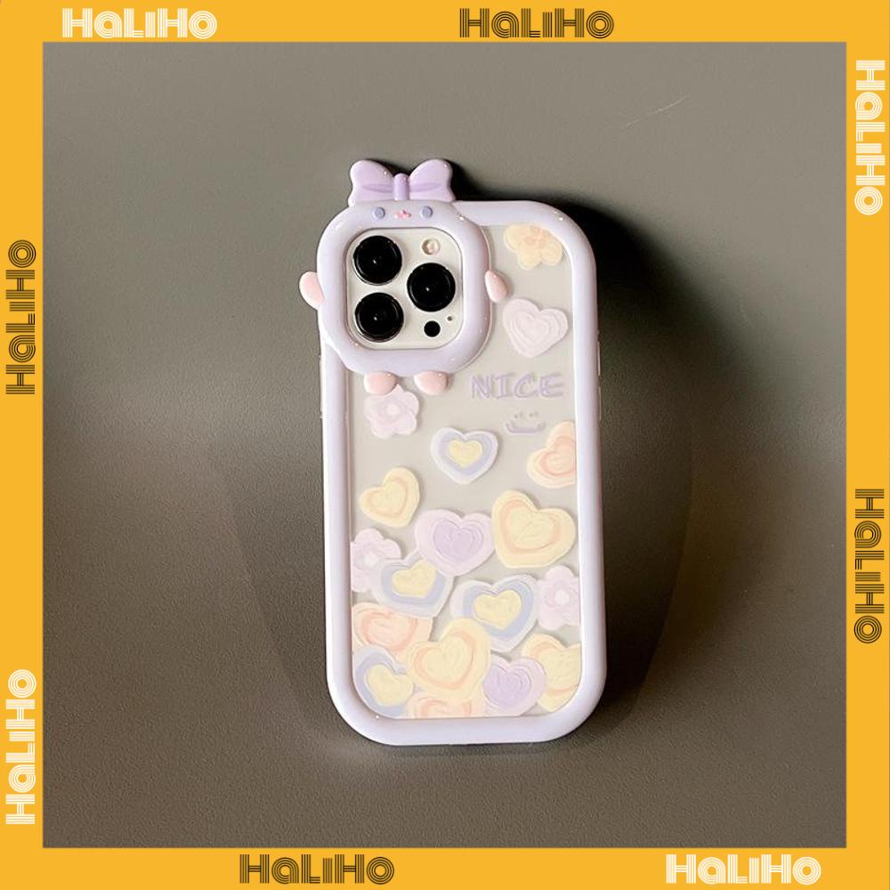iPhone Case Silicone Soft Case Clear Case Airbag Shockproof Protection Camera Shiny Hand Feel Purple Heart Compatible For iPhone 11 Pro Max 13 Pro Max 12 Pro Max 7Plus xr XS Max