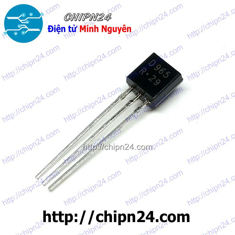 [10 CON] Transistor D965 TO-92 NPN 5A 20V 1W (Transistor Power) (2SD965 965)