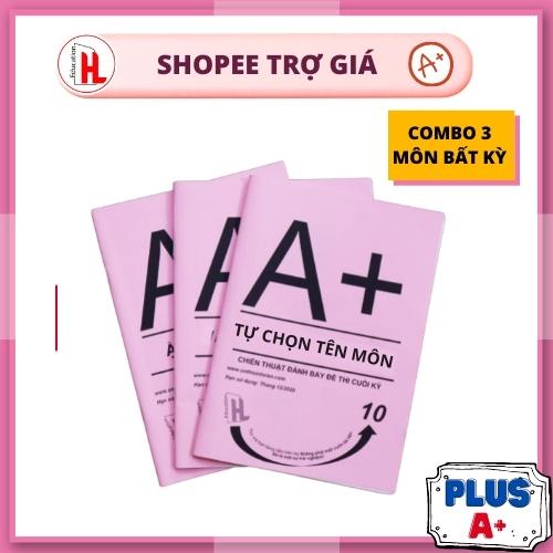 Combo 3 môn bất kỳ, chọn môn xin vui lòng ghi vào GHI CHÚ của đơn hàng NEU hồng