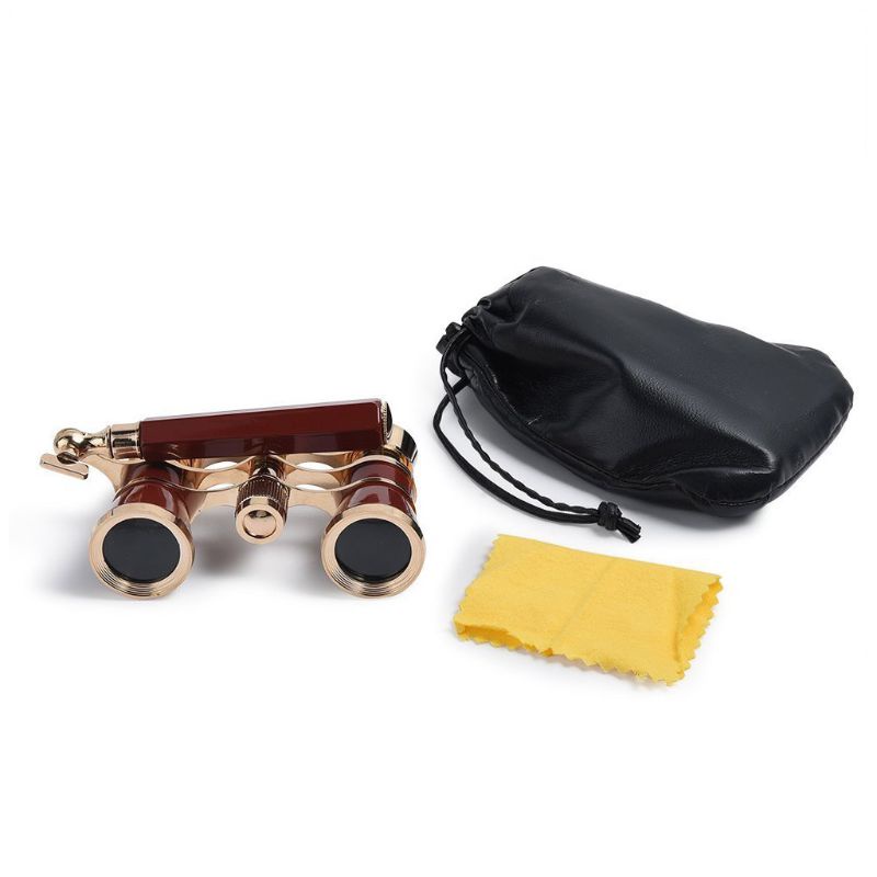 Kính Ống Nhòm Mini Có Tay Cầm Đa Năng Phong Cách Vintage Thời Trang Cho Nữ