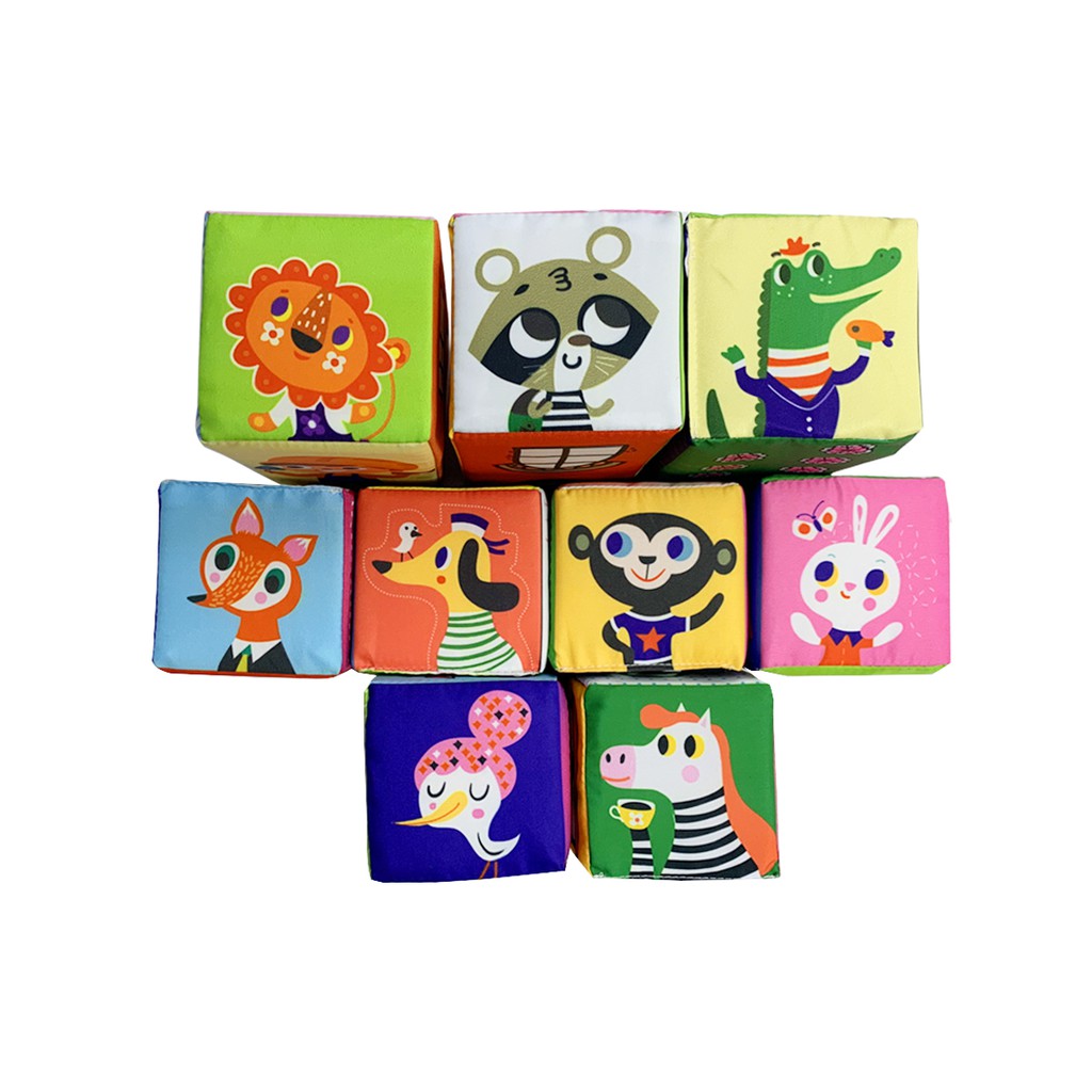 ĐỒ CHƠI VẢI, XẾP HÌNH VẢI 16 CHI TIẾT AN TOÀN THƯƠNG HIỆU PIPO VIỆT NAM (đạt chứng nhận tiêu chuẩn Đồ chơi