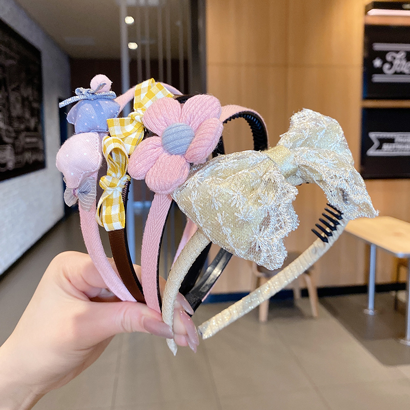 Băng Đô Cài Tóc Phong Cách Hàn Quốc Xinh Xắn Cho Nữ