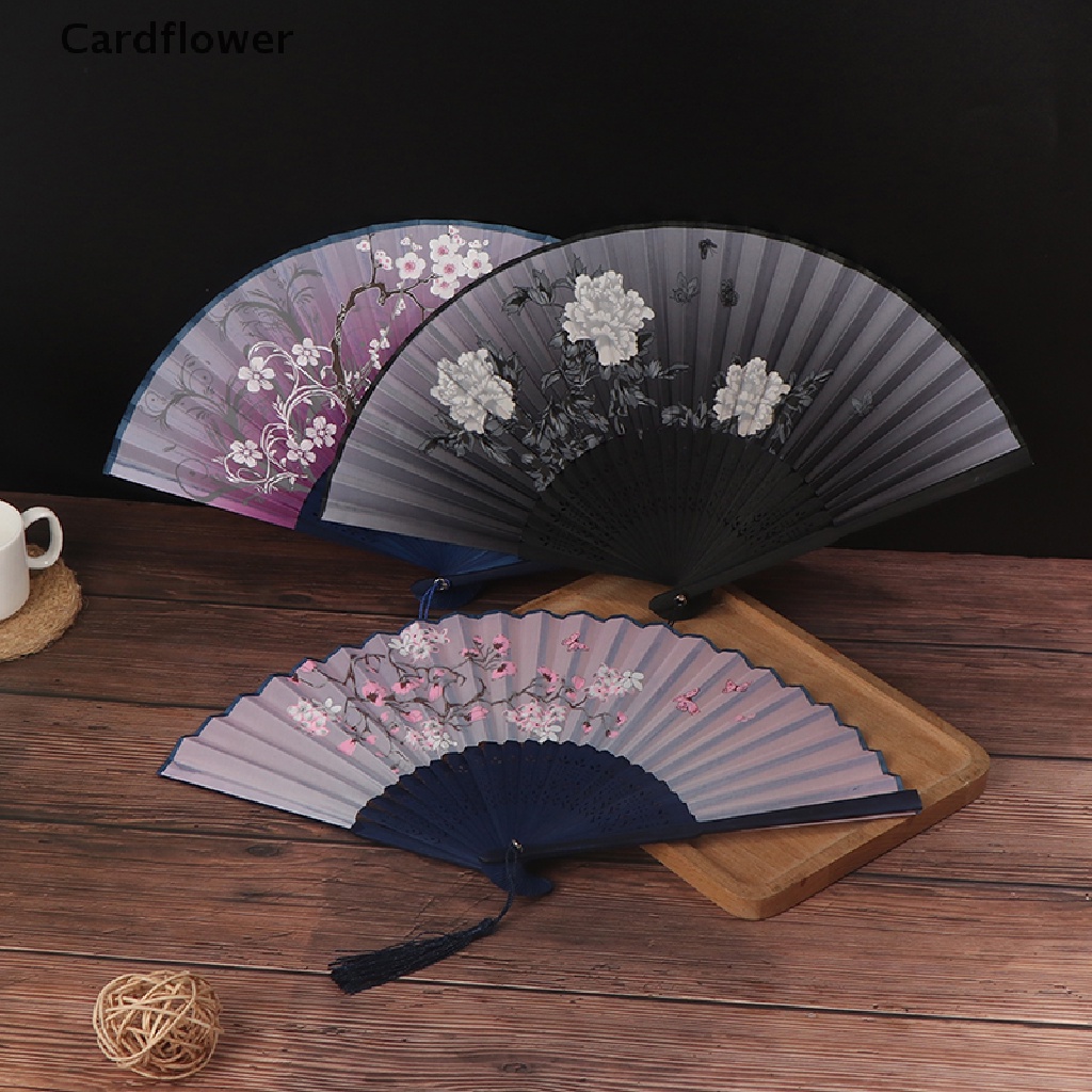 Phong cách mới của Trung Quốc cổ trang Fan Folding Fan Cổ Phong Sườn xám Quốc Triều Hán Phục Nhật Bản Folding Fan