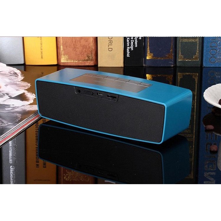 Loa Bluetooth Mini Vỏ Kim Loại, Nghe Nhạc Stereo - Kết Nối Usb Thẻ Nhớ Cổng 3.5