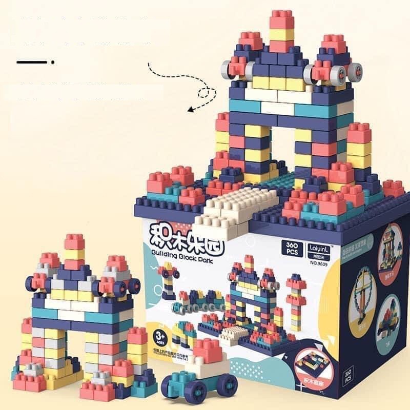 Bộ đồ chơi ráp hình lego, đồ chơi 520 chi tiết