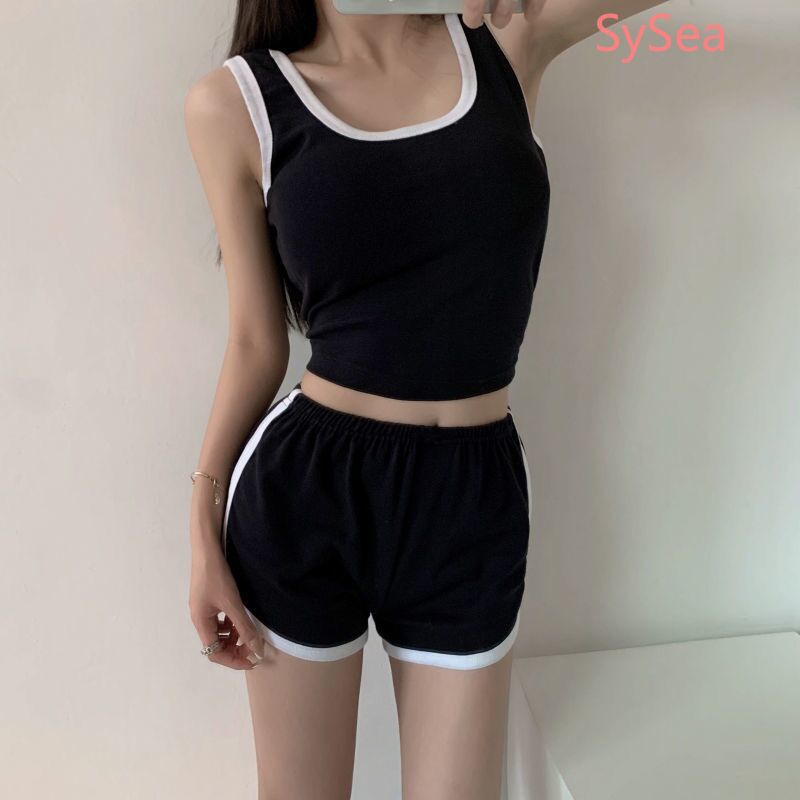 Bộ Đồ Thể Thao Thời Trang Mùa Hè Hàn Quốc Dành Cho Nữ