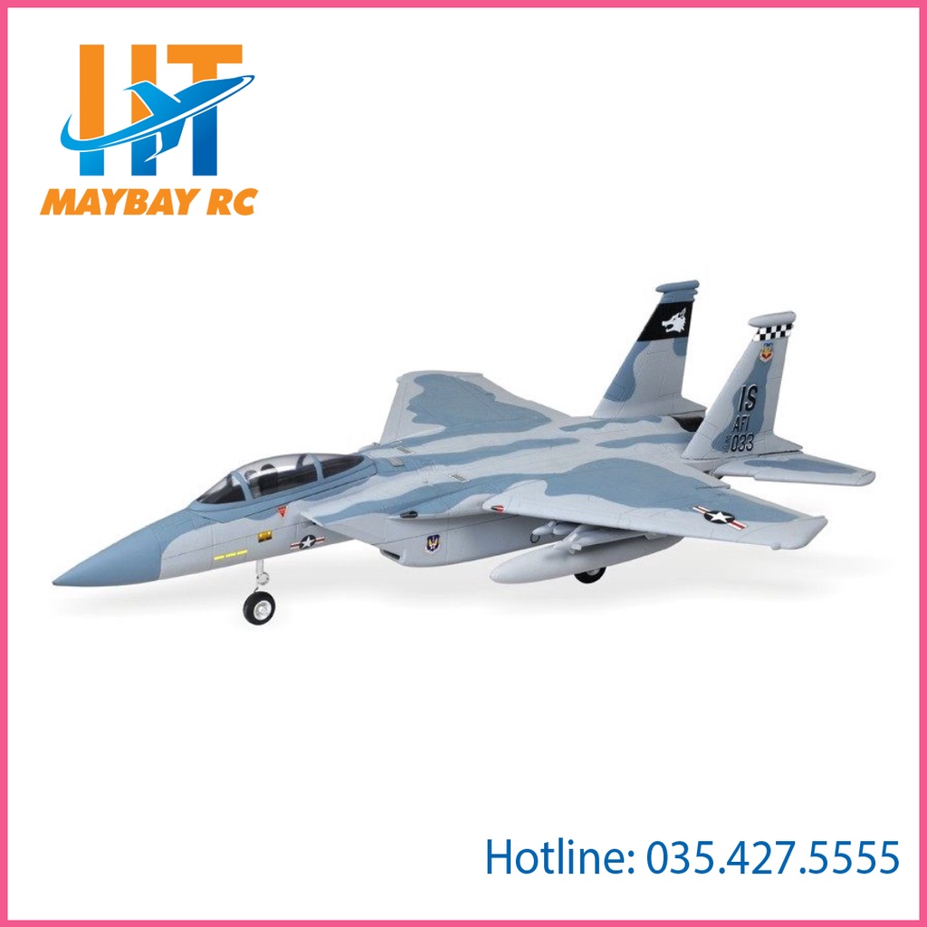 Máy Bay Điều Khiển F15 FMS 64MM Phiên Bản Nâng Cấp V2 PNP