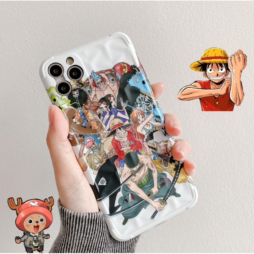 Ốp điện thoại in hình hoạt hình One Piece dành cho iPhone7/8/9 7plus/8plus x/xs xsmax 11 11pro 11promax SE2