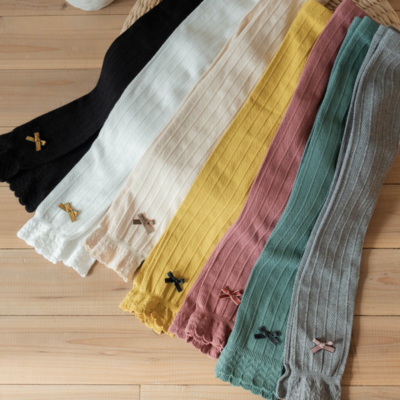 Quần Legging Chất Vải Cotton Giữ Ấm Chân Cho Bé Gái