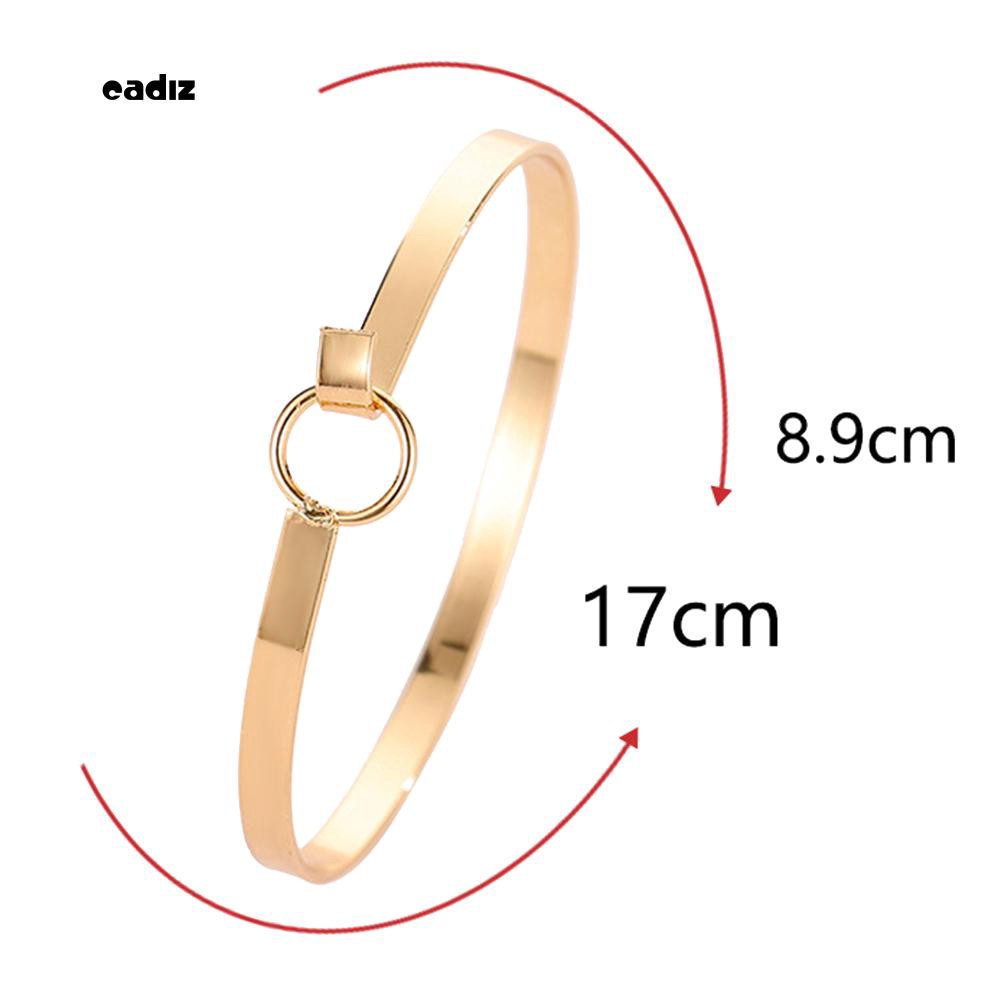 Vòng tay hở hình tròn thiết kế đơn giản