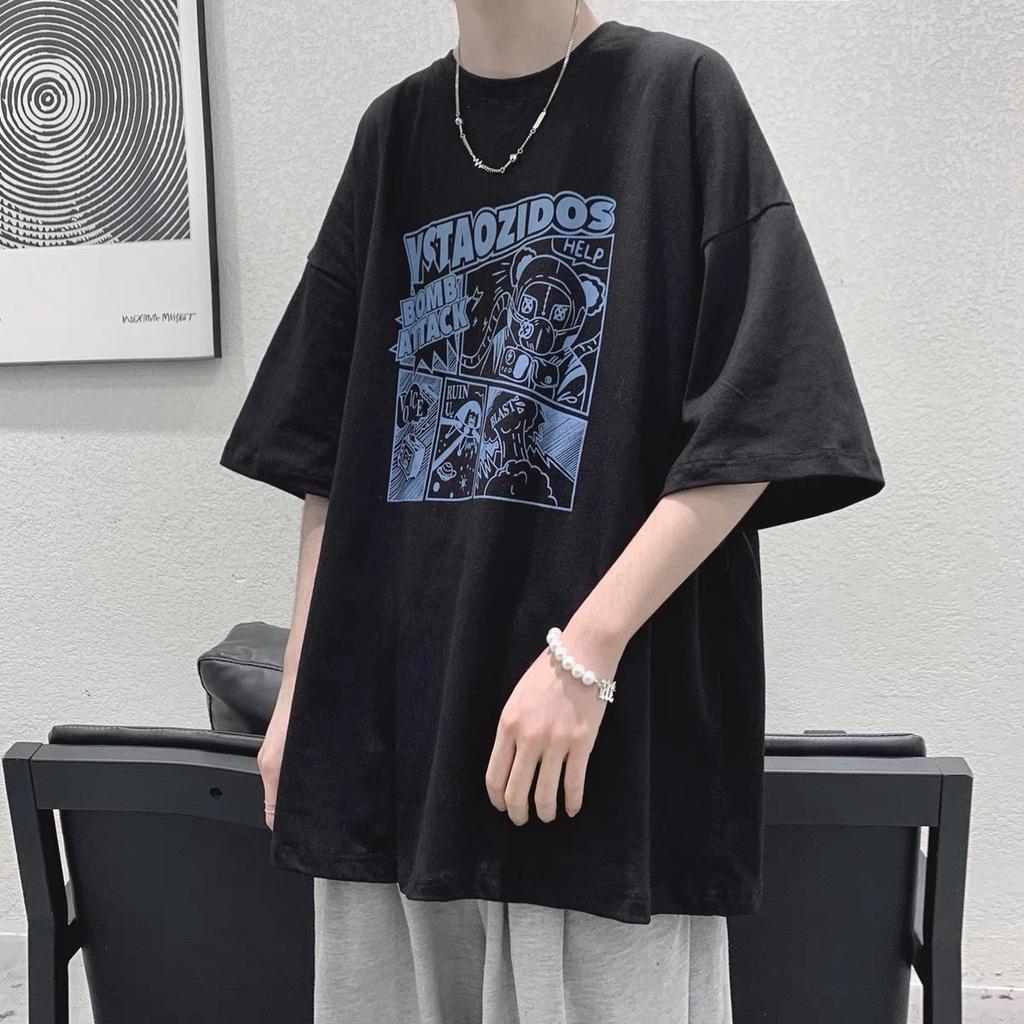 Áo Thun YSTAOZIDOS In 5D , Áo Phông Tay Nỡ Phom Unisex Nam Nữ Cotton oversize form rộng Hot trend 2022 MAMUNISEX