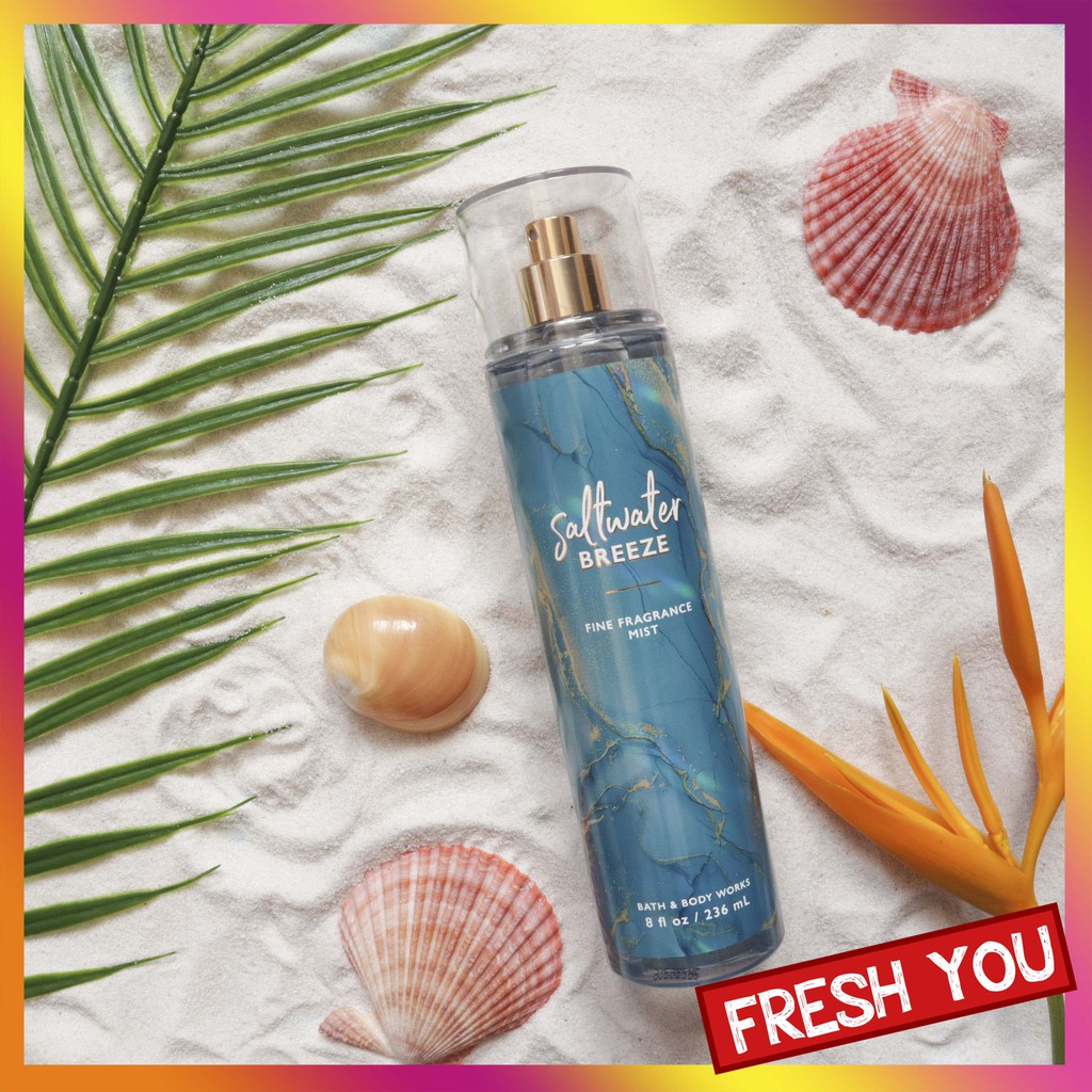 Saltwater Breeze - Full Xịt thơm toàn thân body mist Bath & Body Works  - Mát | BigBuy360 - bigbuy360.vn