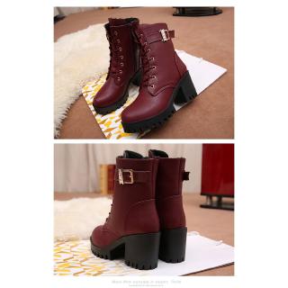 Giày Ống Cao Gót Nữ Bốt Boots 8222330