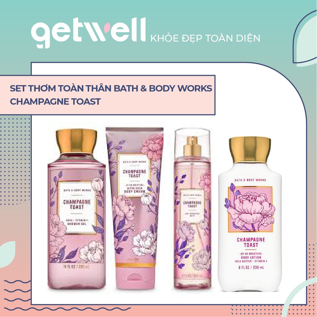 CHAMPAGNE TOAST | Sản Phẩm Tắm Dưỡng Xịt Thơm Toàn Thân Bath & Body Works | BigBuy360 - bigbuy360.vn
