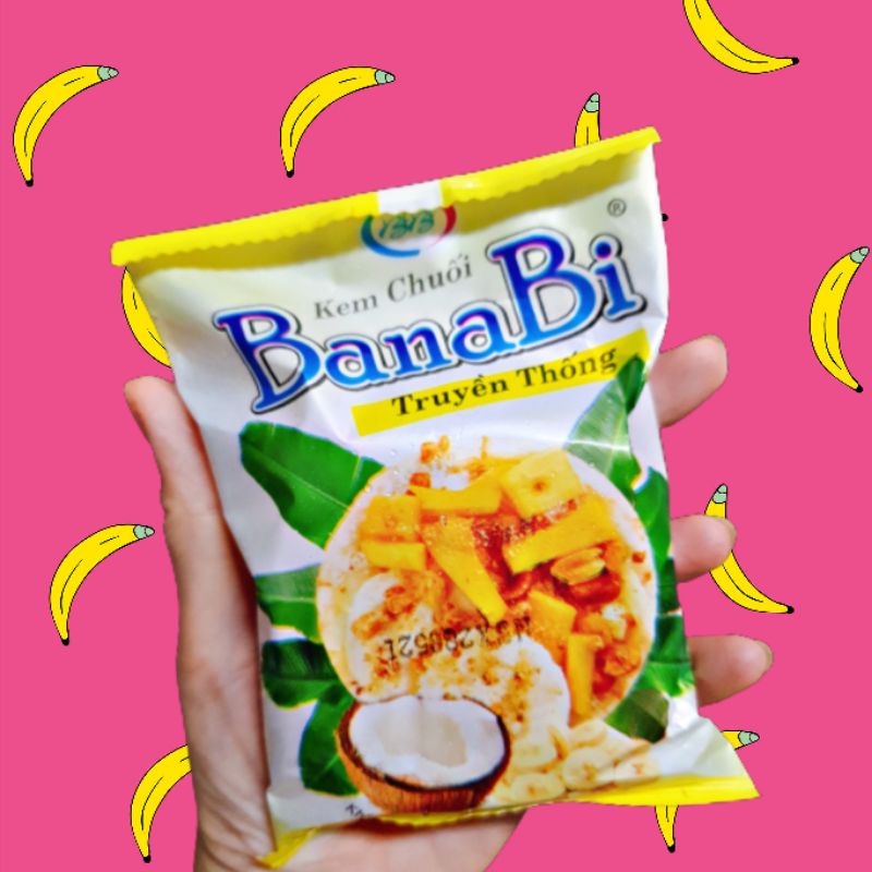 HOT!!! KEM CHUỐI TRUYỀN THỐNG CỐT DỪA ĐẬU PHỘNG BANABI