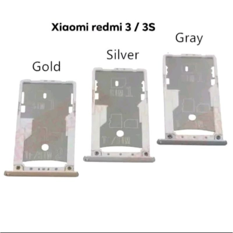Khay Đựng Sim / Ổ Khóa / Sim Cho Xiaomi Xiomi Redmi 3s 3 S 3x 3 X