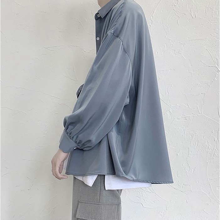 [Tặng cà vạt] Áo sơ mi dài tay màu xanh dương hotrend siêu hot cực đẹp | BigBuy360 - bigbuy360.vn