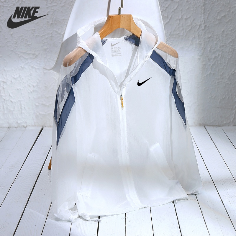 Nike Áo Khoác Gió Dài Tay Thoáng Khí Thời Trang Cho Nữ