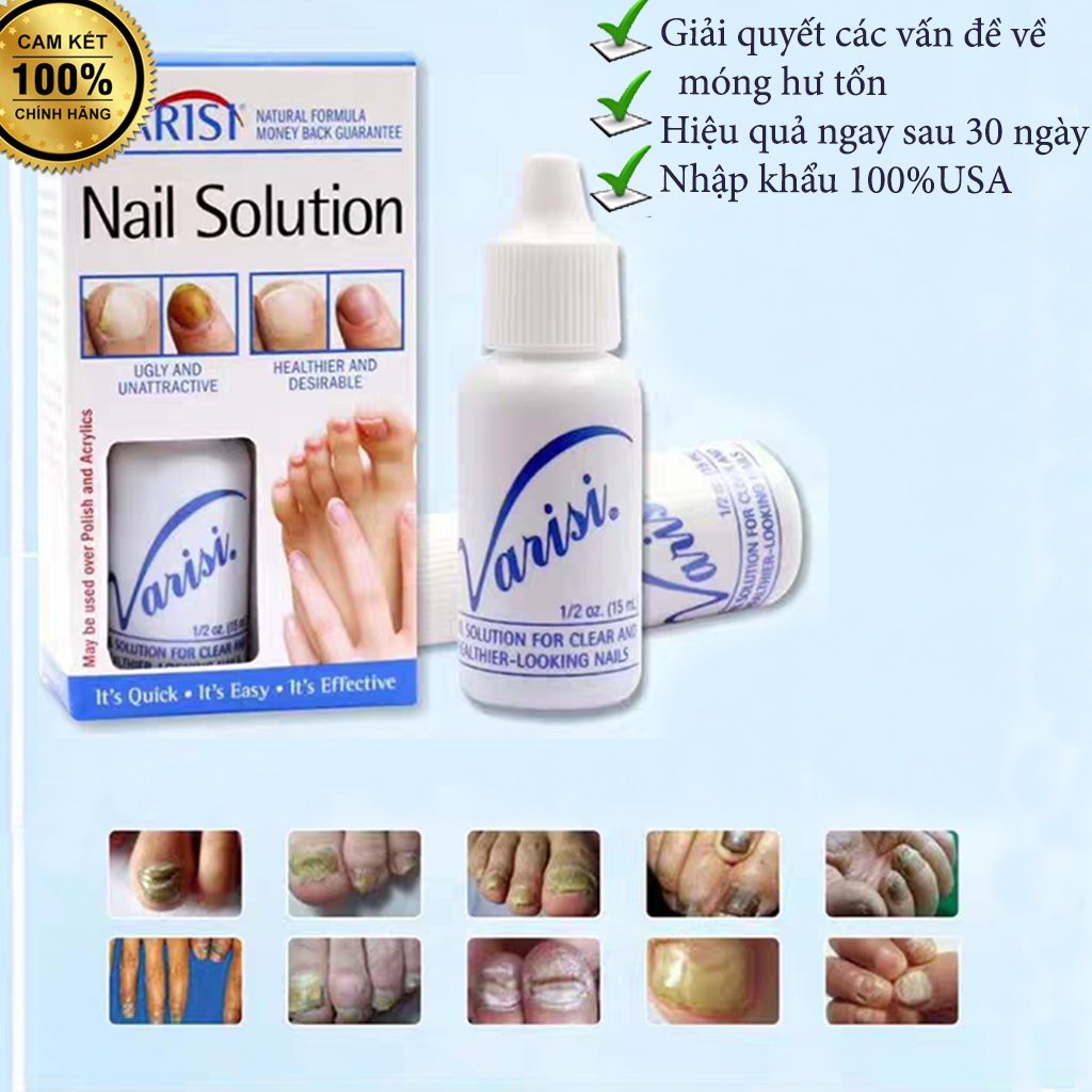 Dung dịch cải thiện nấm móng Varisi Nail Solution nhập khẩu USA chính hãng