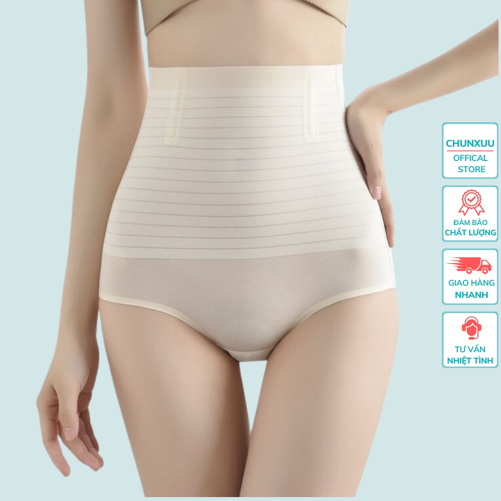 Quần lót cạp cao hỗ trợ gen bụng không đường may ChunXuu chất liệu Su nâng mông GB07