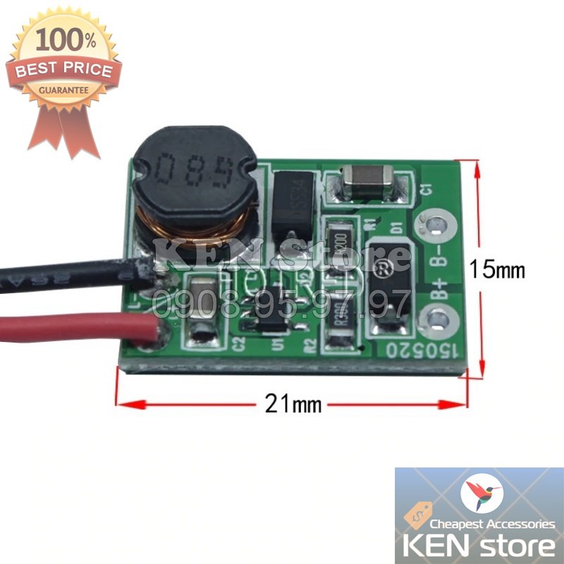 Led driver, nguồn led 10W input 9V - 24V, out 9V - 12V