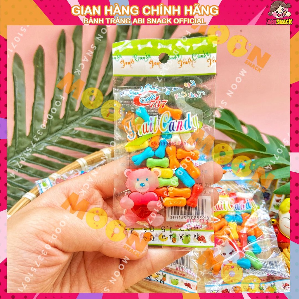 Combo 10 gói kẹo trái cây khúc xương chó món ăn vặt tuổi thơ