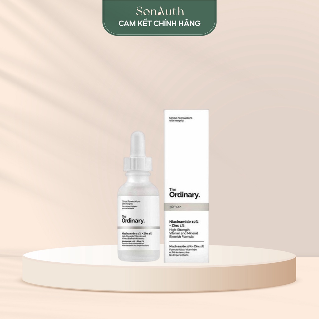 Tinh chất The Ordinary Niacinamide 10% + Zinc 1%