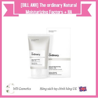 (BILL ANH) Kem dưỡng The Ordinary Natural Moisturizing Factors + HA