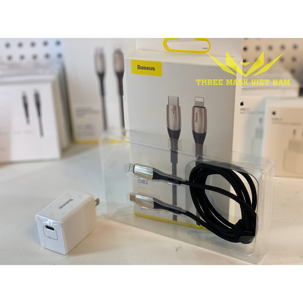 Cốc sạc nhanh PD / Cáp sạc nhanh PD Benks 18W Usb C to Lightning cho Iphone 2018 2019