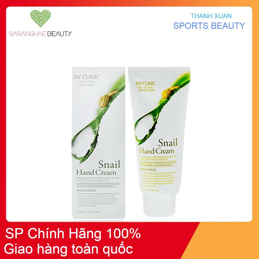 Dưỡng da tay 3W Clinic Snail Hand Cream