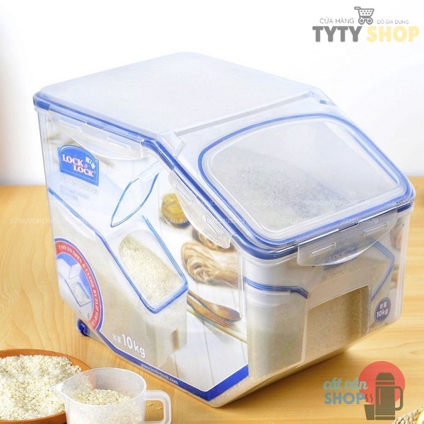 Thùng gạo 10Kg Lock&Lock HPL510