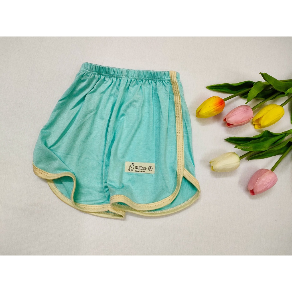 Quần đùi thun lạnh cho bé trai, bé gái SET 5 cái, quần bỏ bỉm , quần chục cho bé.