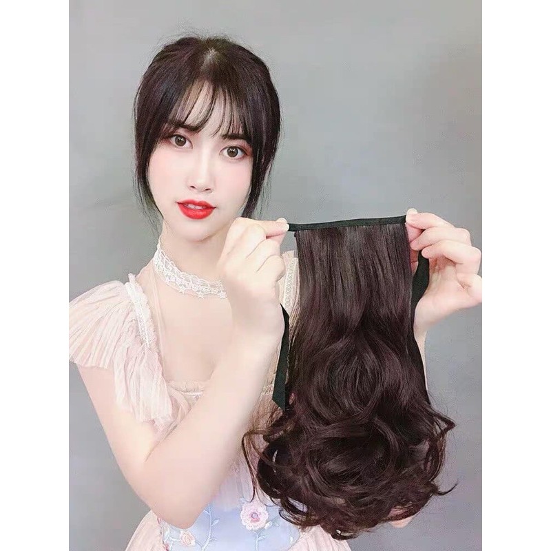 tóc giả cột cho bé ❤️freeship 50k❤️ tóc giả cột 25cm cao cấp