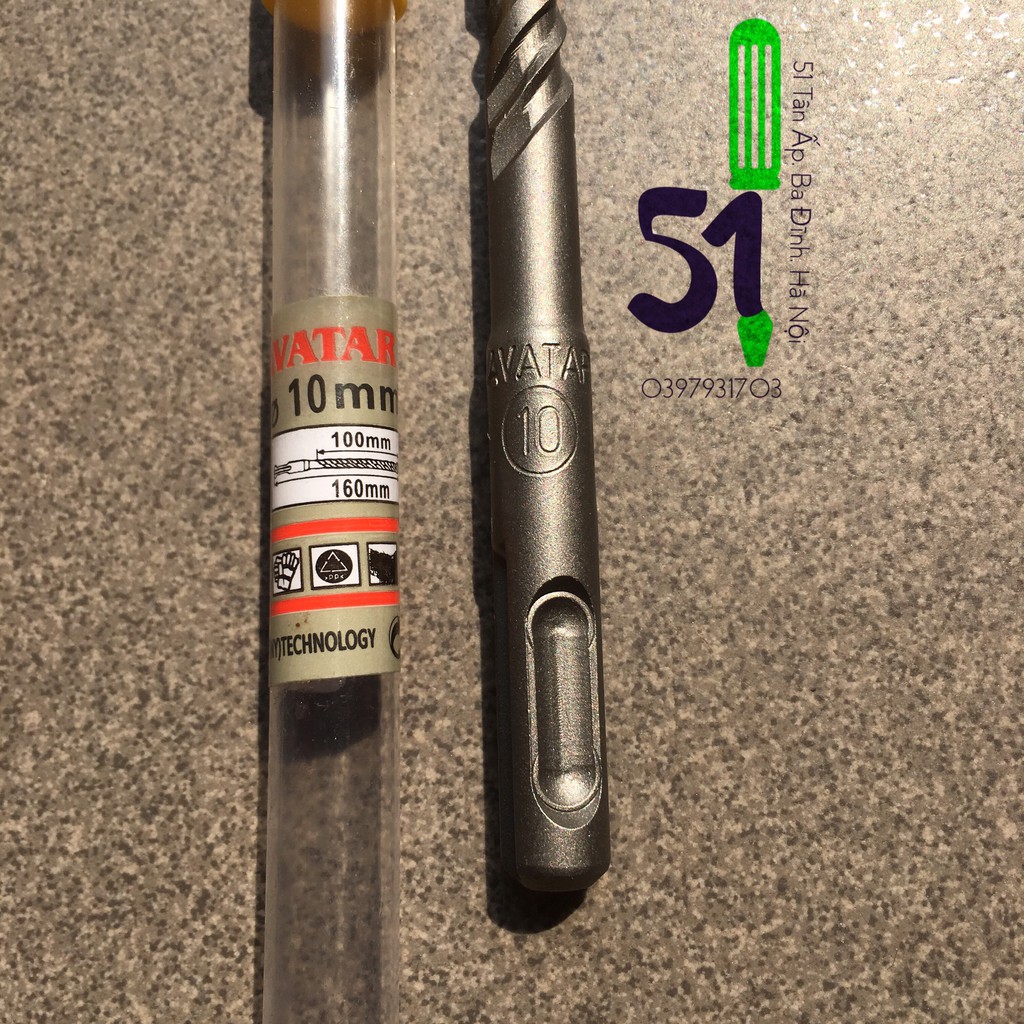 Mũi khoan bê tông | khoan tường các cỡ 6mm, 8mm, 10mm, 12mm, 14mm