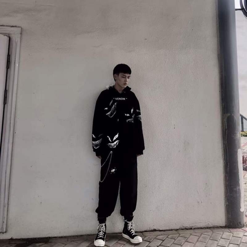 Áo khoác nỉ nam nữ hoodie Unisex Venom - Thun tay dài form rộng có mũ dáng suông basic ulzzang nam nữ HOT KN17 | BigBuy360 - bigbuy360.vn