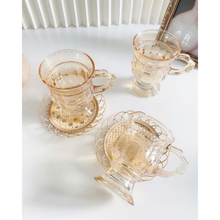 Ly Cốc Thủy Tinh Dáng Cổ Điển Retro