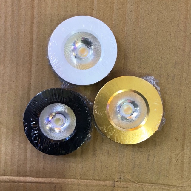 Đèn Ốp Tủ Rượu 5w Điện 220v Trắng/Đen/Vàng