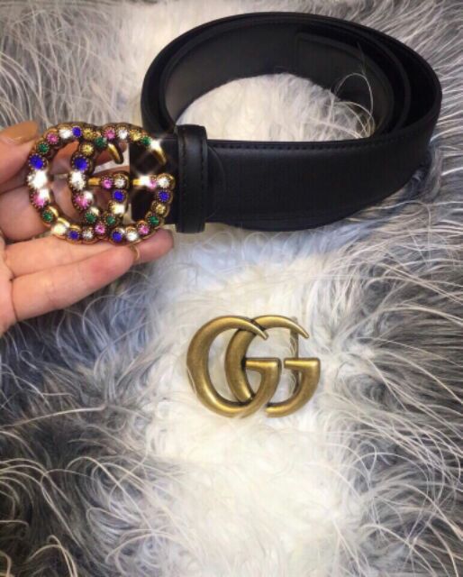 Dây lưng nữ thắt lưng hai mặt đồng và đá siêu hot hàng cao cấp đầy đủ phụ kiện
